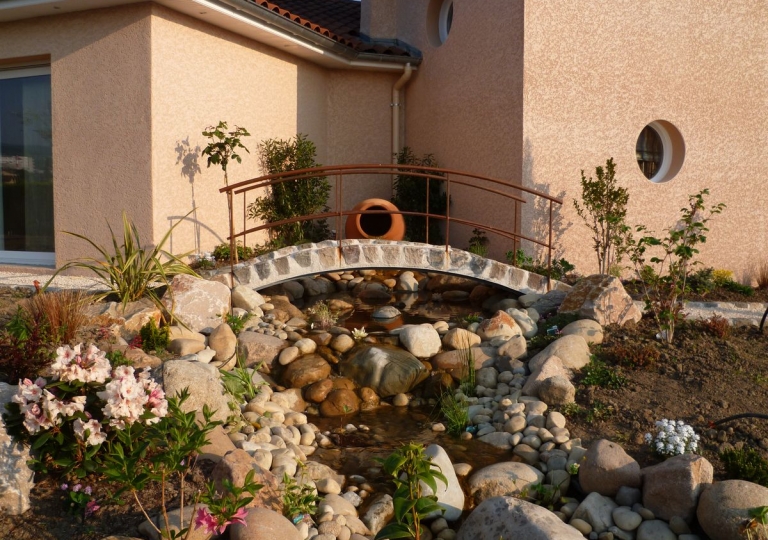 Création d'un jardin aquatique à Montbrison