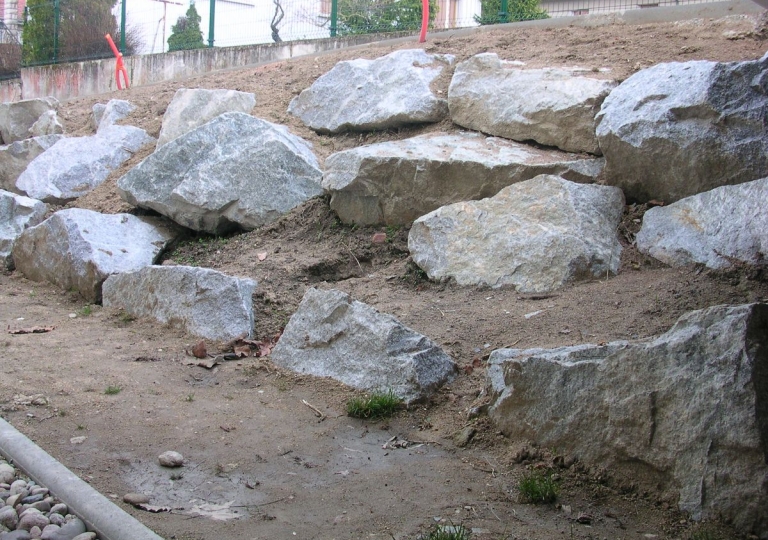 Création d'une rocaille à Montbrison