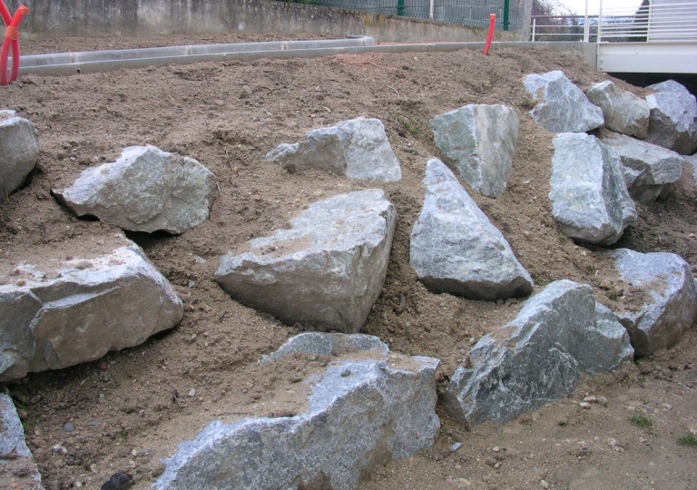 Création d'une rocaille à Montbrison 