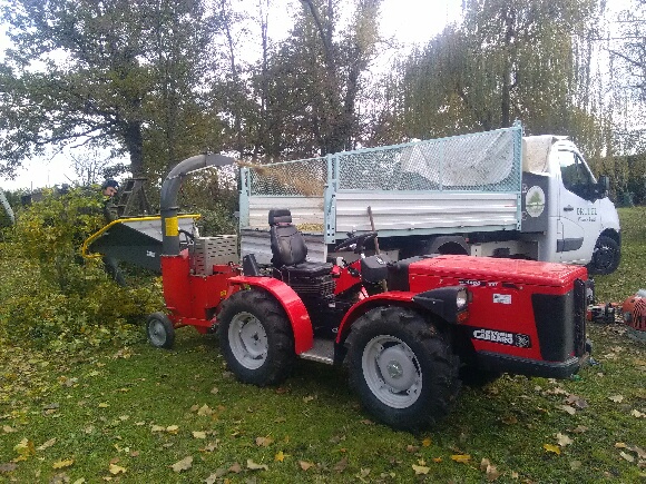 Broyage de branches à Précieux